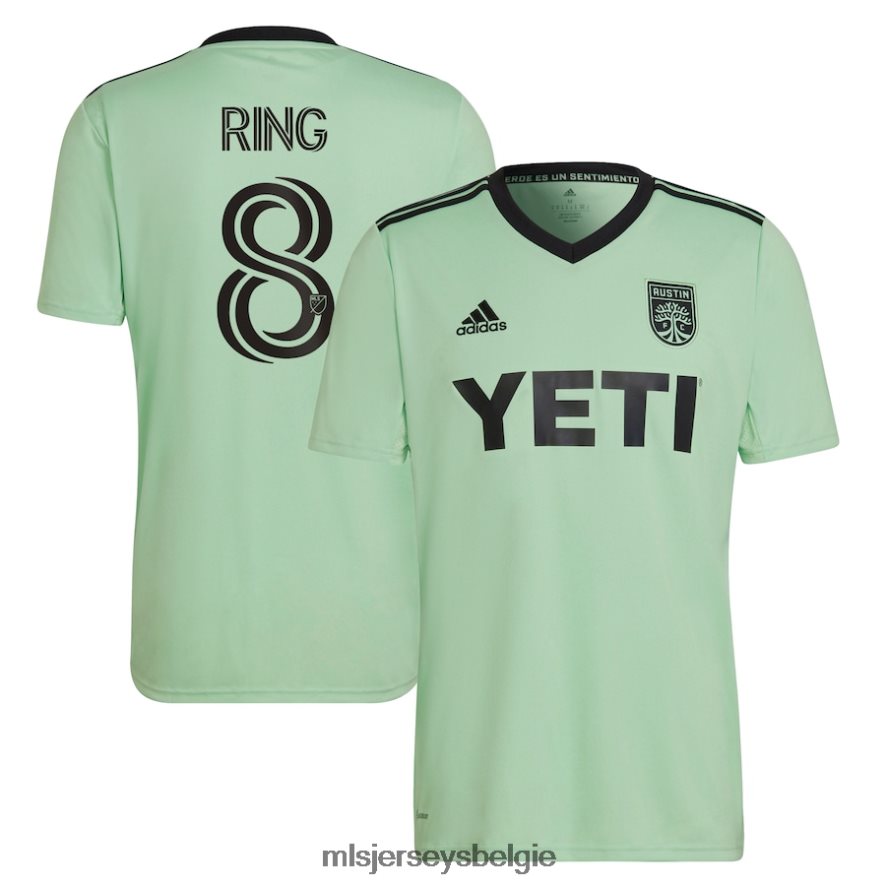 Jersey zijn MLS Jerseys Heren austin fc alexander ring adidas mint 2022 de sentimiento kit replica spelerstrui 4P40P41140