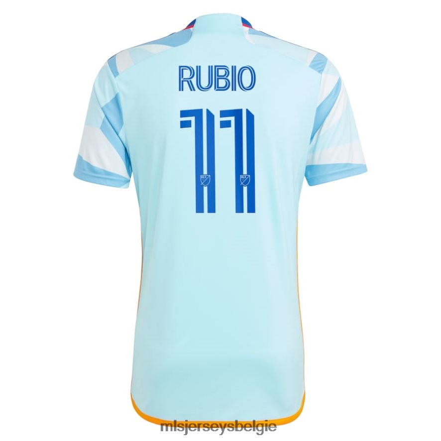 Jersey zijn MLS Jerseys Heren Colorado Rapids Diego Rubio Adidas lichtblauw 2023 nieuwe dagkit replica jersey 4P40P4721