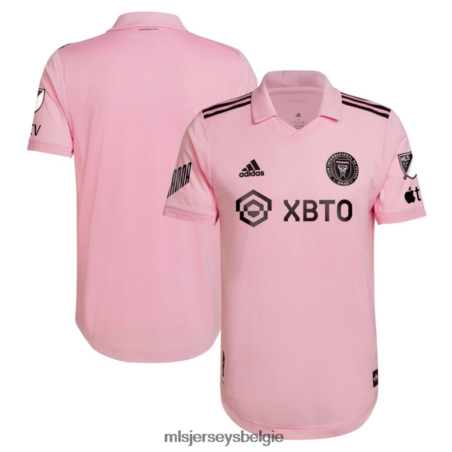 Jersey zijn MLS Jerseys Heren inter miami cf adidas roze 2022 authentieke jersey met hartslagkit 4P40P4387