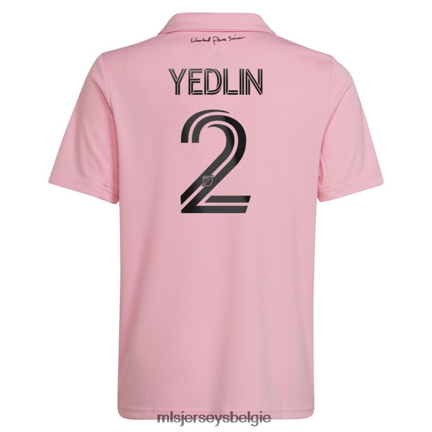 Jersey zijn MLS Jerseys kinderen inter miami cf deandre yedlin adidas roze 2022 replica spelerstrui met hartslagkit 4P40P41391