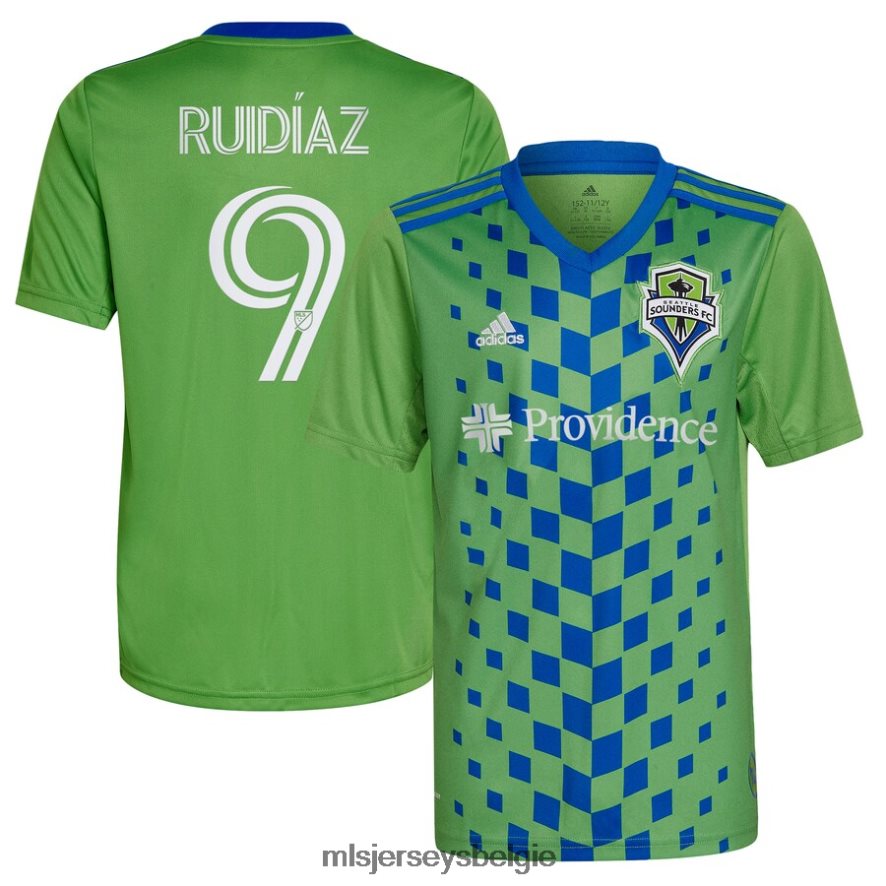 Jersey zijn MLS Jerseys kinderen Seattle Sounders FC Raul Ruidiaz adidas groene 2023 legacy groene replica spelerstrui 4P40P4743