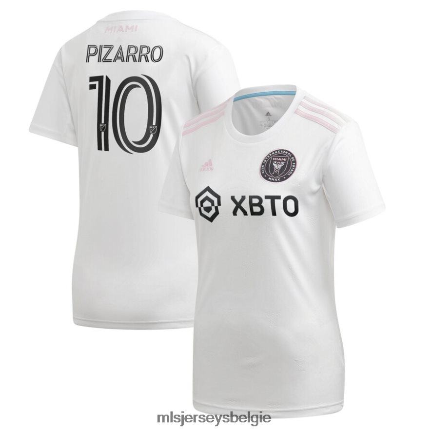 Jersey zijn MLS Jerseys vrouwen inter miami cf rodolfo pizarro adidas wit 2020 primaire replica spelerstrui 4P40P41290