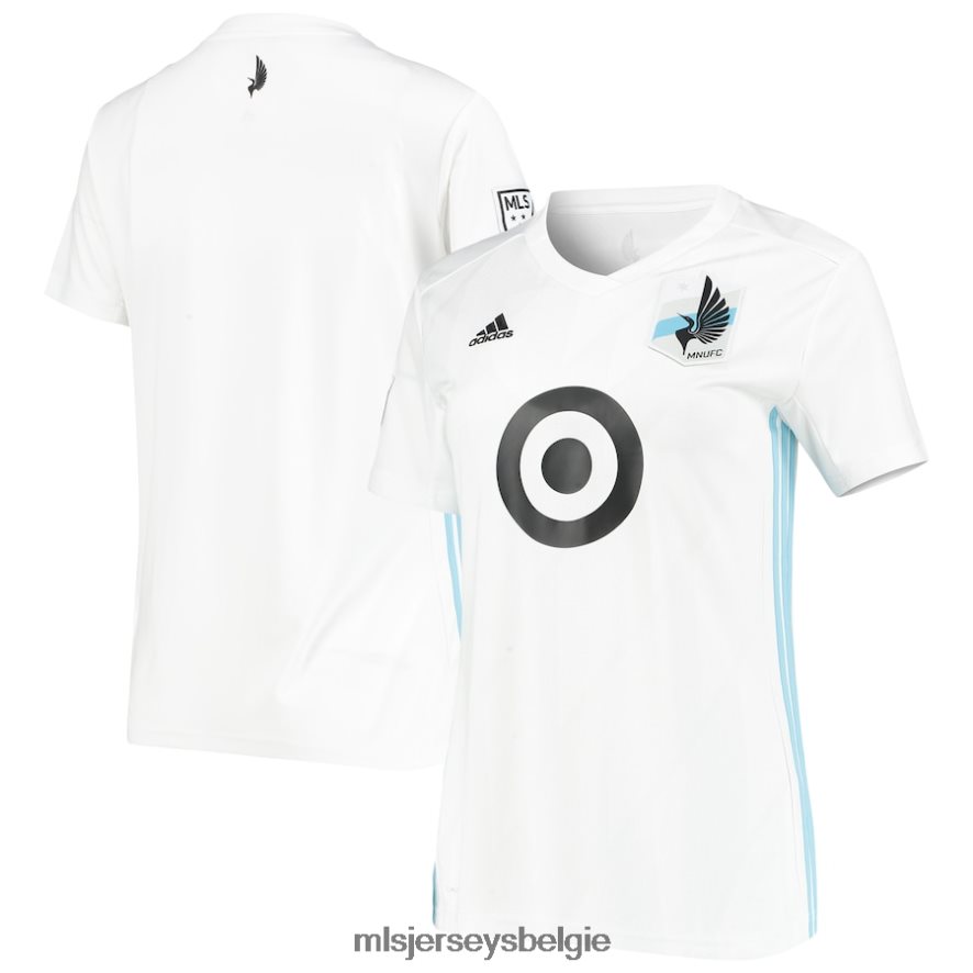 Jersey zijn MLS Jerseys vrouwen Minnesota United FC adidas wit 2020 replica-shirt voor het uitteam 4P40P4661