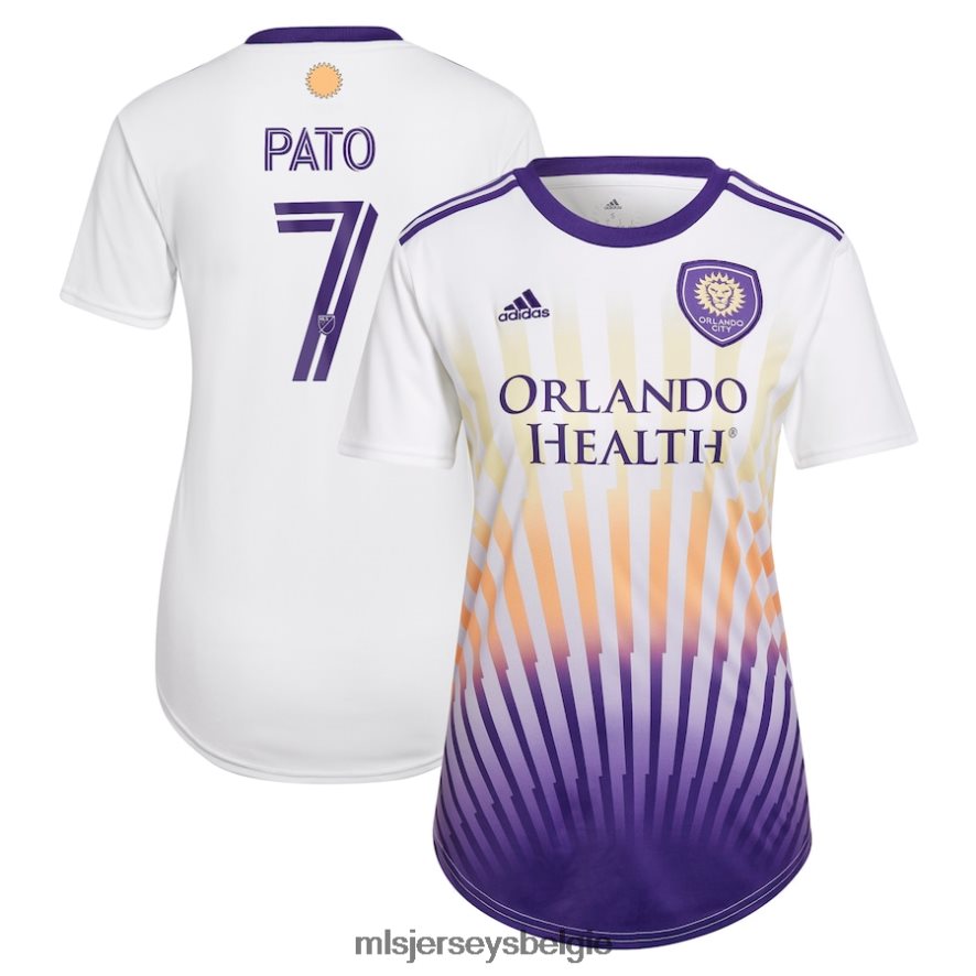 Jersey zijn MLS Jerseys vrouwen Orlando City Sc Alexander Pato Adidas Wit 2022 The Sunshine Kit Replica Speler Jersey 4P40P41328